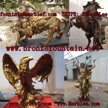 Bronze Bull Sculpture