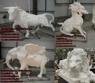 Bronze Lions Sculpture