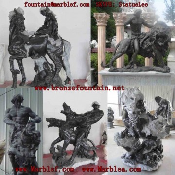 Bronze Lions Sculpture