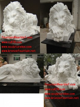 Bronze Lions Sculpture
