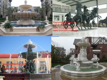 Bronze Garden Fountain