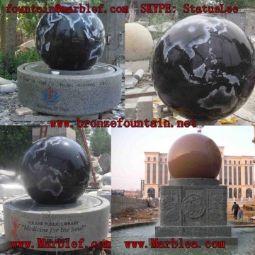 Bronze Sphere Fountain