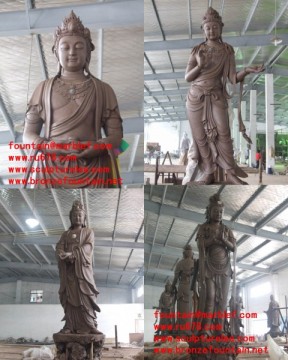 Brass Warrior Statue