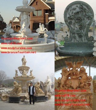 Marble Statuary Fountain