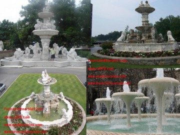 Marble Statuary Fountain