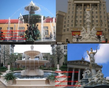 Marble Statuary Fountain